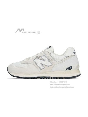New Balance 574 U574LS2 Beige White Classic Retro Running Shoes | Timeless Elegance and Everyday Comfort