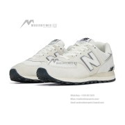 New Balance 574 U574LS2 Beige White Classic Retro Running Shoes | Timeless Elegance and Everyday Comfort