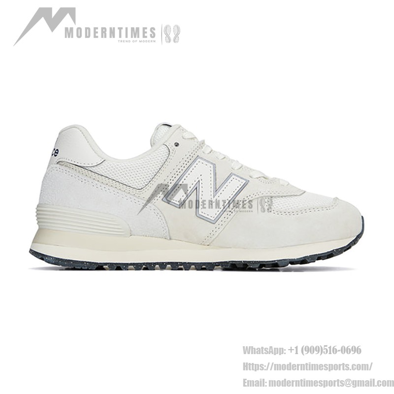 New Balance 574 U574LS2 Beige White Retro Running Shoes with ENCAP Cushioning