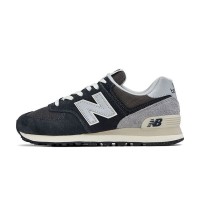 New Balance 574 U574GM2 ブラック グレー ホワイト クラシック レトロ ランニングシューズ | タイムレスなデザインと優れた快適さ