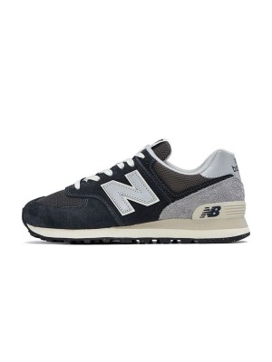 New Balance 574 U574GM2 ブラック グレー ホワイト クラシック レトロ ランニングシューズ | タイムレスなデザインと優れた快適さ