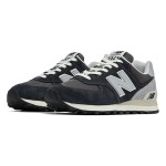 New Balance 574 U574GM2 ブラック グレー ホワイト レトロ ランニングシューズ ENCAPクッション付き