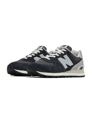 New Balance 574 U574GM2 Schwarz Grau Weiß Klassische Retro-Laufschuhe | Zeitloses Design und Überlegener Komfort