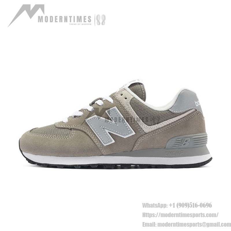 New Balance 574 ML574EVG Grey Retro Running Shoes with ENCAP Cushioning