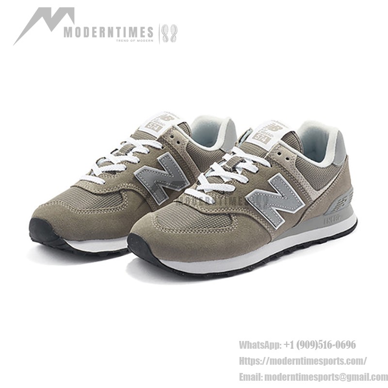 New Balance 574 ML574EVG Grey Retro Running Shoes with ENCAP Cushioning