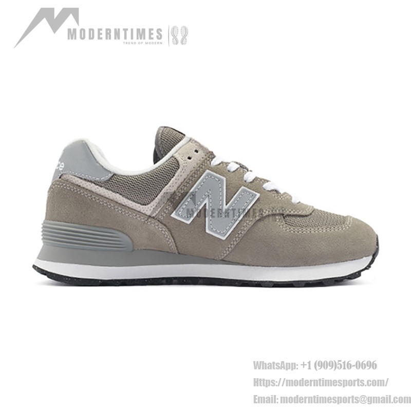 New Balance 574 ML574EVG Grey Retro Running Shoes with ENCAP Cushioning