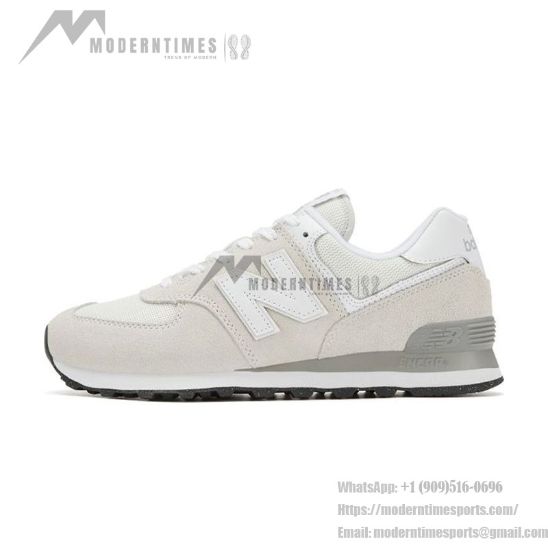 New Balance 574 ML574EVW Nimbus Cloud Retro Running Shoes - Minimalist Design