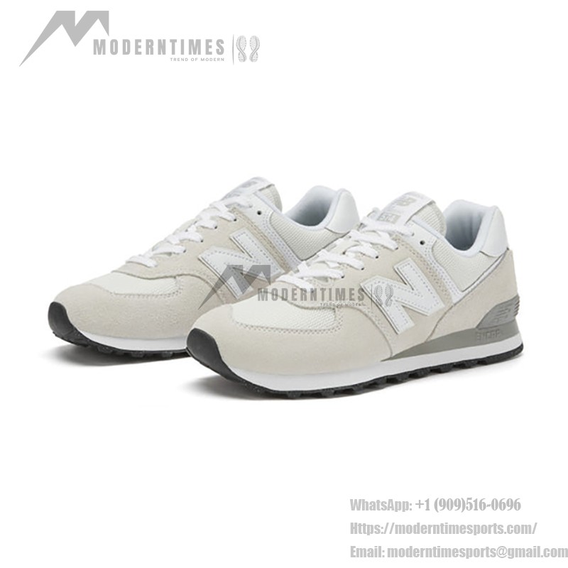 New Balance 574 ML574EVW Nimbus Cloud Retro Running Shoes - Minimalist Design