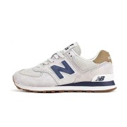 New Balance 574 ML574LGI Light Camel Navy Retro Running Shoes | Timeless Design and Everyday Comfort