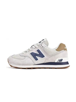 New Balance 574 ML574LGI Light Camel Navy Retro Running Shoes | Timeless Design and Everyday Comfort