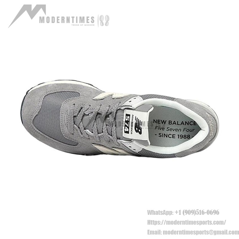 New Balance 574 U574UL2 Grey Off-White Retro Running Shoes