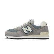 New Balance 574 ML574BA2 Grau Himmelblau Retro Laufschuhe | Zeitloses Design und ganztägiger Komfort