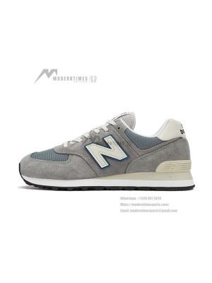 New Balance 574 ML574BA2 Grey Sky Blue Retro Running Shoes | Timeless Design and All-Day Comfort