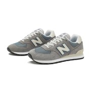 New Balance 574 ML574BA2 Grau Himmelblau Retro Laufschuhe | Zeitloses Design und ganztägiger Komfort