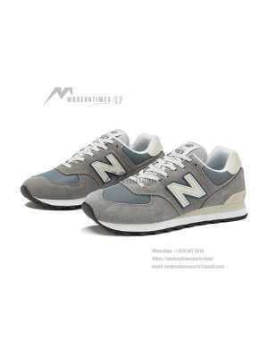 New Balance 574 ML574BA2 Grey Sky Blue Retro Running Shoes | Timeless Design and All-Day Comfort