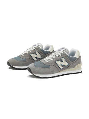 New Balance 574 ML574BA2 Grau Himmelblau Retro Laufschuhe | Zeitloses Design und ganztägiger Komfort