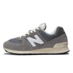 New Balance 574 U574WR2 Grey Retro Running Shoes in premium suede and mesh