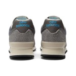 New Balance 574 U574WR2 Grey Retro Running Shoes in premium suede and mesh