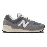 New Balance 574 U574WR2 Grey Retro Running Shoes in premium suede and mesh