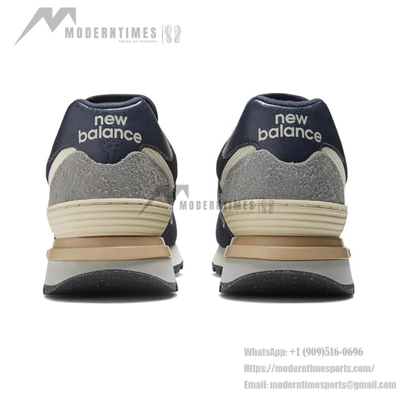 New Balance 574 Legacy U574LGBN Blue Gray Retro Running Shoes with ENCAP cushioning and sleek design