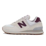 New Balance 574v2 Moonbeam Burgundy Retro Running Shoes - Classic and Comfortable