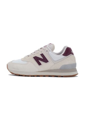 New Balance 574v2 WL574RCF Moonbeam Burgundy Retro Running Shoes | Timeless Elegance and Superior Comfort