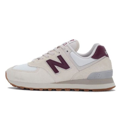 New Balance 574v2 WL574RCF Moonbeam Burgundy Retro Running Shoes | Timeless Elegance and Superior Comfort