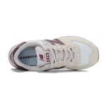 New Balance 574v2 Moonbeam Burgundy Retro Running Shoes - Classic and Comfortable