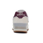 New Balance 574v2 Moonbeam Burgundy Retro Running Shoes - Classic and Comfortable