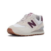 New Balance 574v2 WL574RCF Moonbeam Burgundy Retro Running Shoes | Timeless Elegance and Superior Comfort