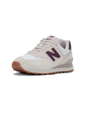 New Balance 574v2 WL574RCF Moonbeam Burgunder Retro-Laufschuhe | Zeitlose Eleganz und überragender Komfort