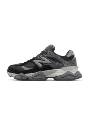 New Balance 9060 "Black Castlerock" U9060BLK レトロスニーカー – クラシックなブラック & グレー, 高級スエード, 快適なクッション性, トレンド & 多用途