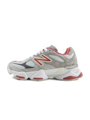 New Balance 9060 "Boston College" U9060EGL Retro Sneakers – Classic Grey & Red, Premium Suede, Comfortable & Cushioned, Trendy & Versatile