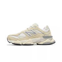 New Balance 9060 "Calcium Sea Salt" U9060WNB レトロスニーカー – クリームホワイト & グレー, 高級スエード, 快適なクッション性, トレンド & 多用途