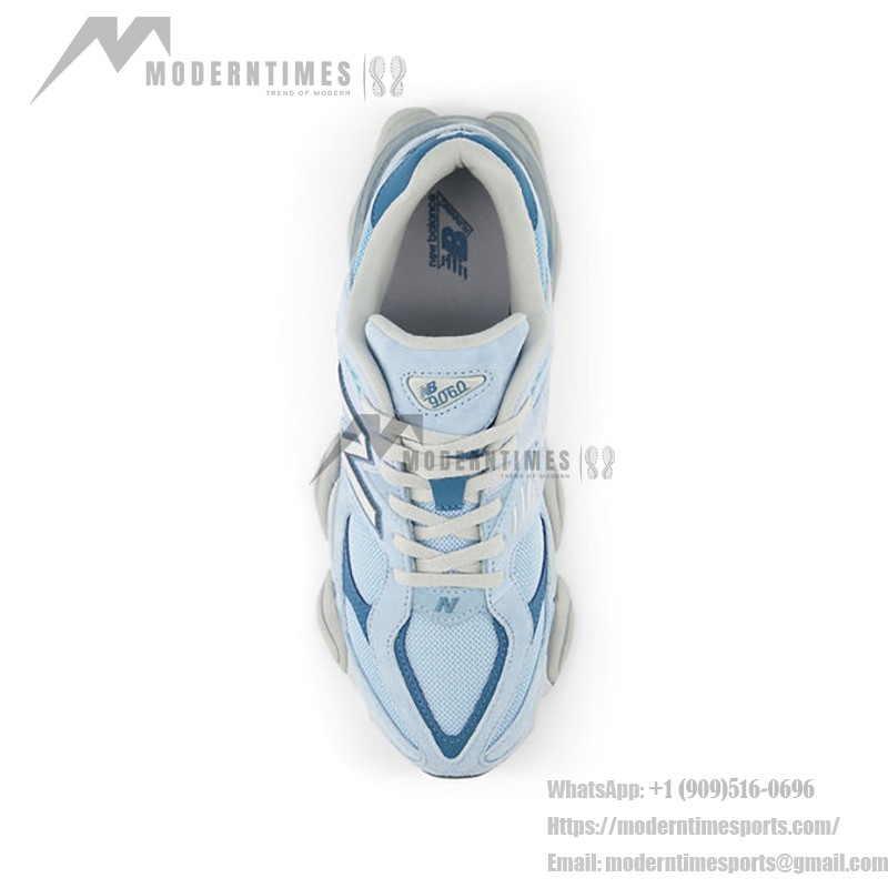 New Balance 9060 U9060EED "Chrome Blue" - Stylish Retro Running Sneakers