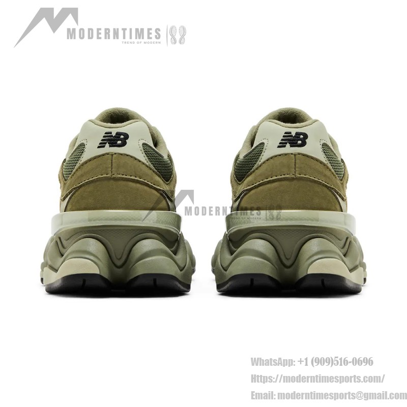 New Balance 9060 U9060ZGD Dark Olivine unisex chunky sneakers