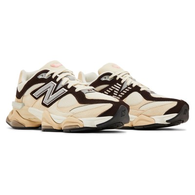 New Balance 9060 U9060FLP "Emerging Brown Pack" Retro Running Shoes - Breathable Dad Sneakers