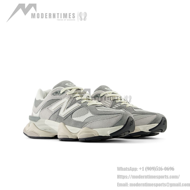 New Balance 9060 U9060EEE "Grey White" - Stylish Retro Running Sneakers