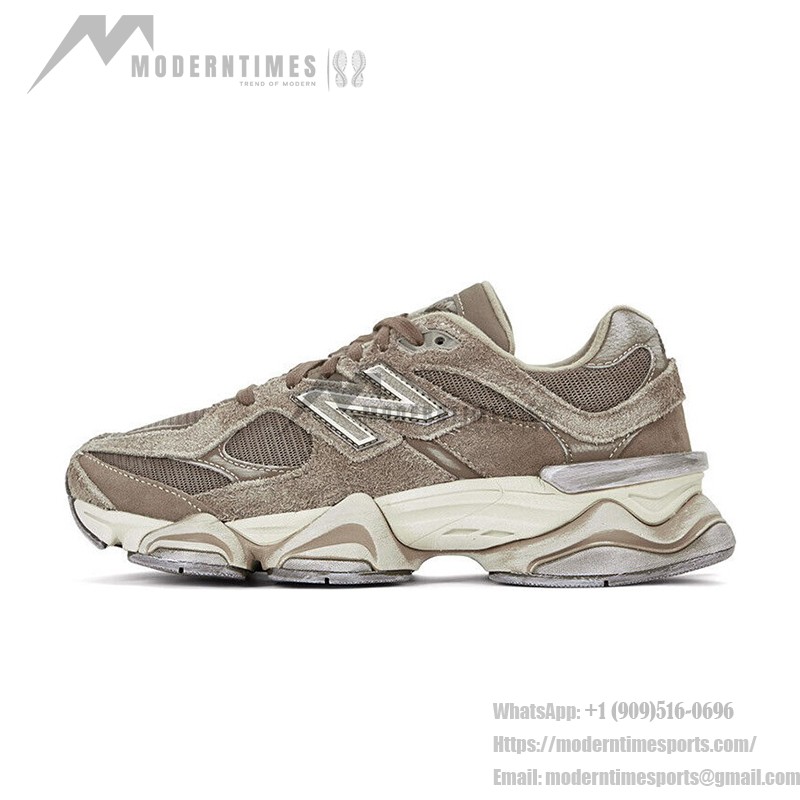 New Balance 9060 U9060PB "Mushroom" - Earth-Toned Retro Running Sneakers