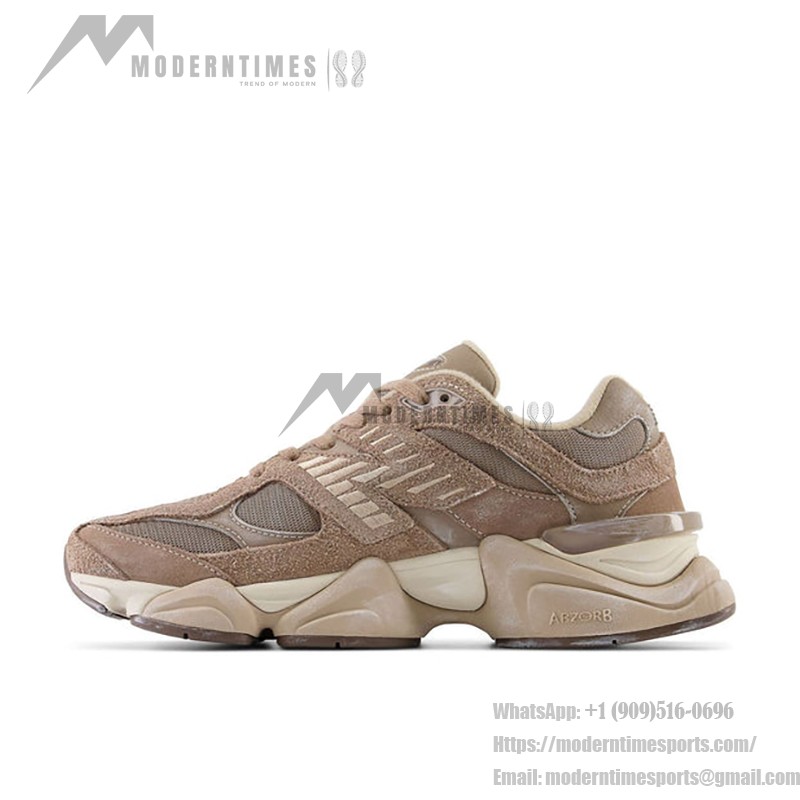 New Balance 9060 U9060PB "Mushroom" - Earth-Toned Retro Running Sneakers