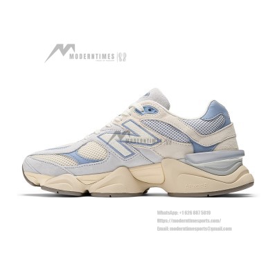New Balance 9060 U9060EEL Pearl Grey Linen – Unisex Retro Lifestyle Sneakers with ABZORB Comfort