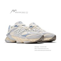 New Balance 9060 U9060EEL Pearl Grey Linen – Unisex Retro Lifestyle Sneakers with ABZORB Comfort
