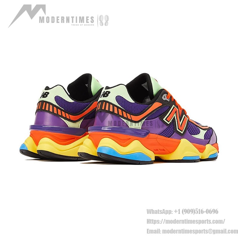 New Balance 9060 U9060NBX "Prism Purple Vibrant Spring" - Colorful Retro Running Sneakers