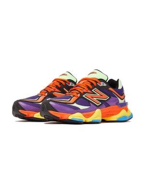 New Balance 9060 U9060NBX "Prism Purple Vibrant Spring" Retro Running Shoes - Breathable Dad Sneakers