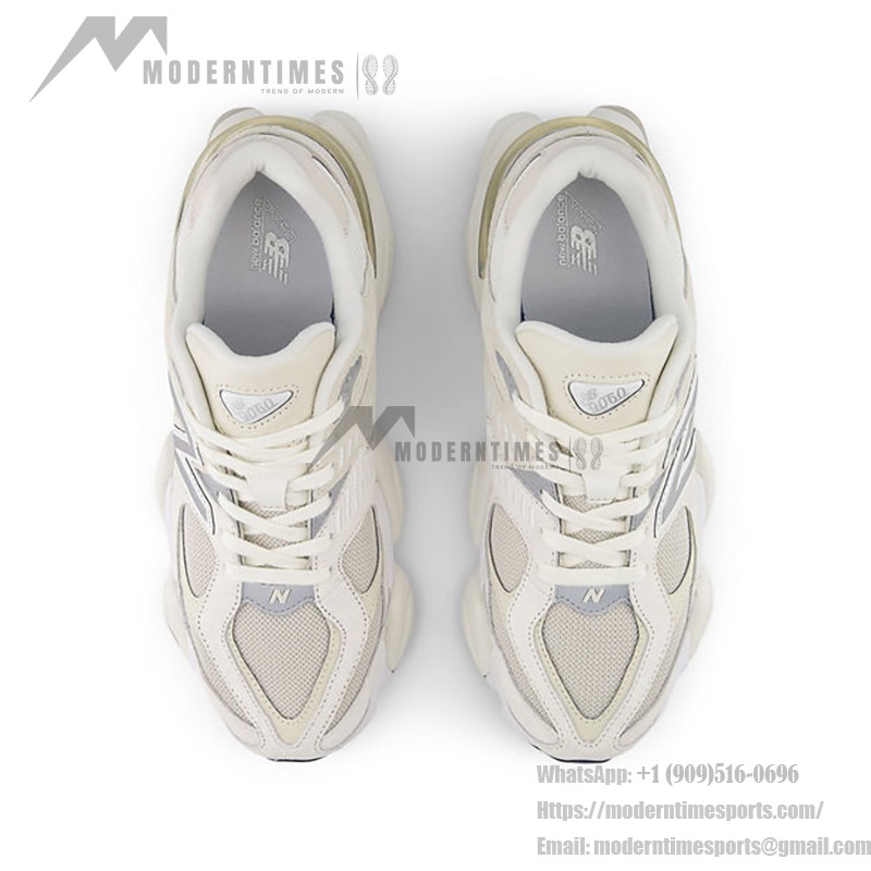 New Balance 9060 U9060WHT "Sea Salt Moonbeam" - Sleek & Comfortable Retro Running Sneakers