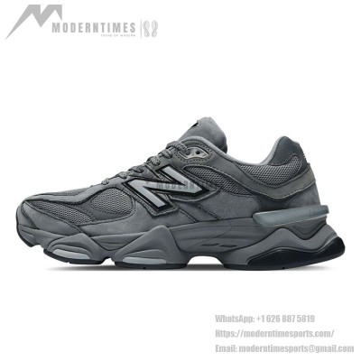 New Balance 9060 U9060ZGB "Shadow Grey Castlerock Black" Retro Running Shoes - Breathable Dad Sneakers