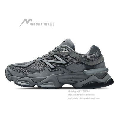 New Balance 9060 U9060ZGB "Shadow Grey Castlerock Black" Retro Running Shoes - Breathable Dad Sneakers