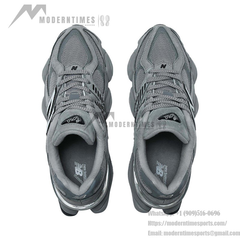 New Balance 9060 U9060ZGB "Shadow Grey Castlerock Black" - Stylish & Comfortable Retro Running Sneakers