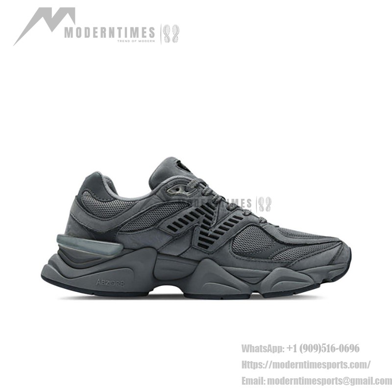 New Balance 9060 U9060ZGB "Shadow Grey Castlerock Black" - Stylish & Comfortable Retro Running Sneakers