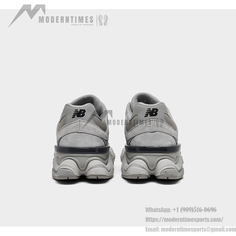 New Balance 9060 U9060JGR Silver Metallic Grey Retro-Laufschuhe – Stilvoll und atmungsaktiv